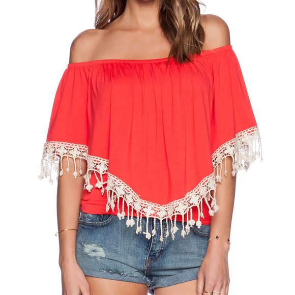 Vava by Joy Han Tops - VAVA by Joy Han Cecily Convertible Top Size M